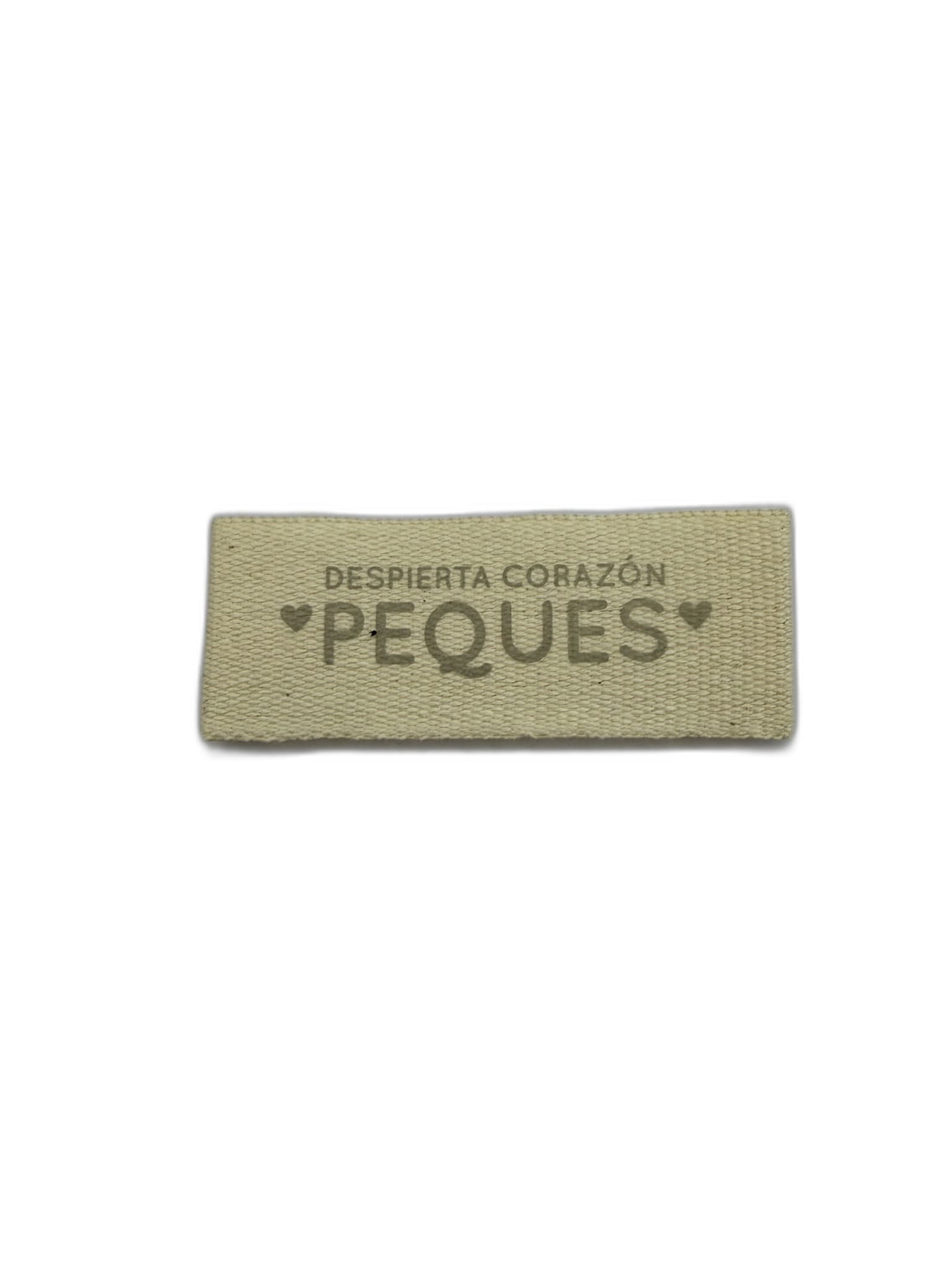 Etiqueta estampada producida por Avíos Estilo